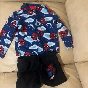 H&M Black and Blue Pajama Set